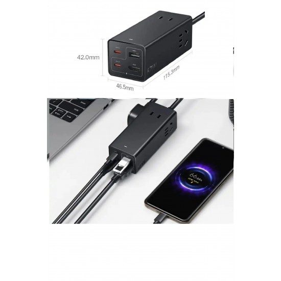 Xiaomi 7 in 1 PRO 67W Masaüstü Hızlı Şarj Cihazı Şarj Aleti Veri Aktarım Adaptörü